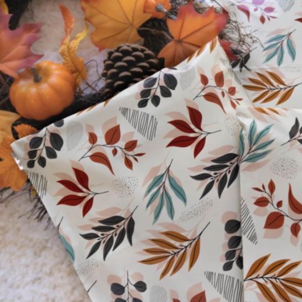 10 19X24 Fall Leaves / Autumn Leaf  Poly Mailers Shipping Envelopes PRICE FIRM - Picture 4 of 6